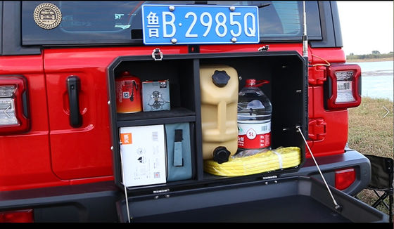 Casella di attrezzi in metallo in acciaio inossidabile per camion e cantiere