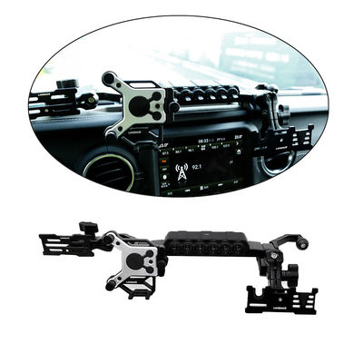 2018-4x4 Accessori per veicoli Console centrale in lega di alluminio supporto per telefono cellulare per Jeep