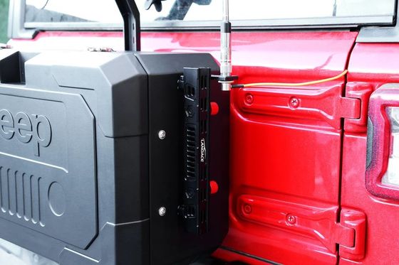 Wrangler JL Off Road Aluminico Jeep Portale posteriore esterno Scatola di stoccaggio Dimensioni 700x450x317mm