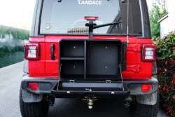 Cassa di stoccaggio esterna Qingdao Landace su misura per Wrangler JL JK Tank 300 BJ40