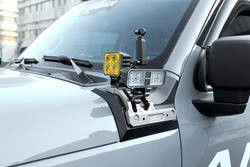 JEEP Wrangler Off-Road Light Mounting Brackets CNC lavorato per il serbatoio della grande parete 300
