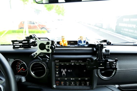 4x4 Accessori per veicoli Console centrale in lega di alluminio supporto per telefono cellulare per Jeep
