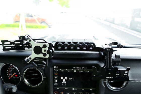 4x4 Accessori per veicoli Console centrale in lega di alluminio supporto per telefono cellulare per Jeep