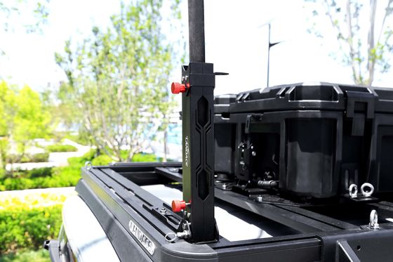 Alumini 323X78X86mm resistente alla ruggine supporto di palo di bandiera per Jeep multifunzionale