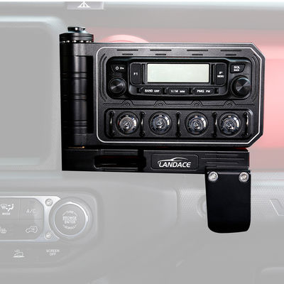 Pannello di piattaforma radio con supporto per console centrale Wrangler con superficie anodizzata dura