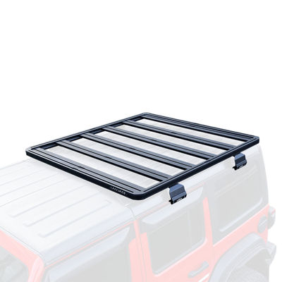 2000*1425*55mm Rack per il tetto in lega di alluminio nero per prestazioni durature Wrangler
