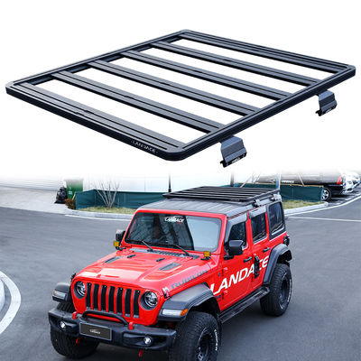 2000*1425*55mm Rack per il tetto in lega di alluminio nero per prestazioni durature Wrangler