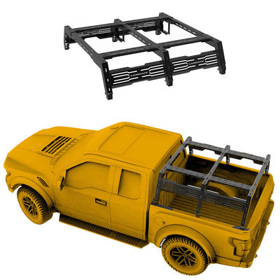 Montaggio del tetto a barre di alluminio in lega d'argento universale per Ford Ranger Dodge Ram 1500