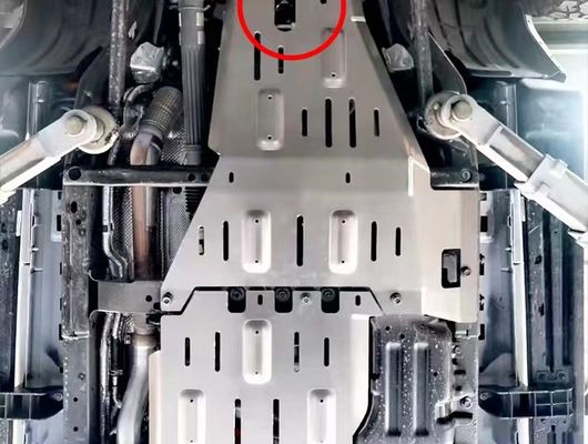 1810*870*8mm Legatura di alluminio sotto la copertura del motore Protezione Skid Plate per Jeep Wrangler JL