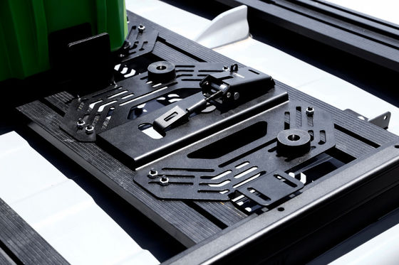 Stainless Steel Roof Rack Montaged Heavy Duty Tool Box Brackets Peso netto 6kg Facile da montare