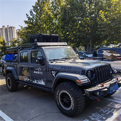 JEEP 4x4 Leggio di alluminio Car Roof portabagagli Piattaforma Roof Rack Basket per JK JL TJ