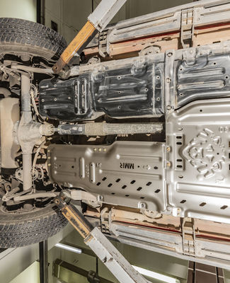 Piastra di scarico del tubo di scarico JL Wrangler rivestito in polvere nera personalizzata 2018-2019 anno