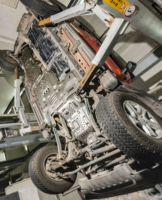 Piastra di scarico del tubo di scarico JL Wrangler rivestito in polvere nera personalizzata 2018-2019 anno