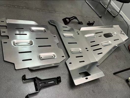 1810*870*8mm Off Road Legatura di alluminio sotto copertura del motore Flap di fango Protezione Flap Skid Plate per JEEP Wrangler JL JK