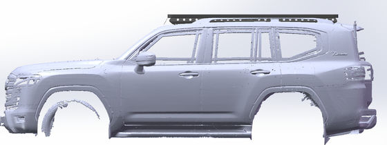 Racchetti per il tetto auto con rivestimento in polvere nera per Toyota LC150 LC200 LC300 Perfetto per il campeggio