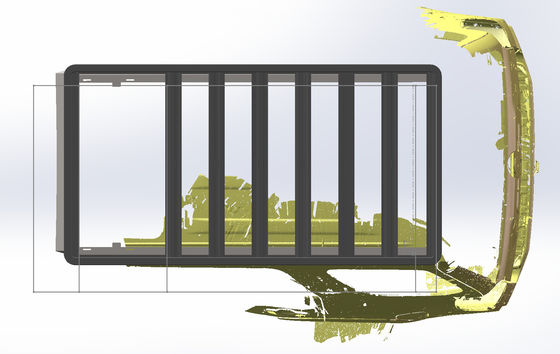 Leggio di alluminio nero 4runner portabagagli, portabicchieri, coperchio, cestino, ideale per campeggiare