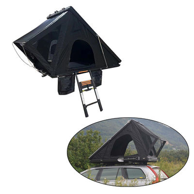 Campeggio di viaggio all'aperto con capsula dura e materiale in alluminio