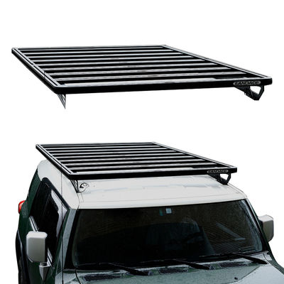2110X1195 Customized Aluminium Powder Coated Luggage Basket Roof Rack Ideale per LC150