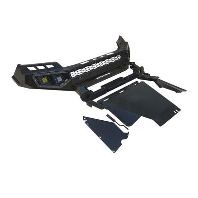 NP300 Giradischi nero Bull Bar Front Bumper Bumper posteriore con porta pneumatici per Nissan Navara