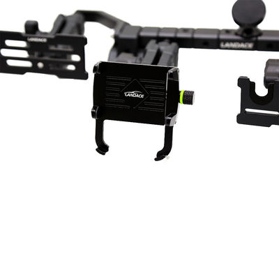 Montaggio telefonico in lega di alluminio ad anodizzazione dura per Jeep Wrangler JL JK Center Dash Console