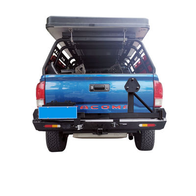 Off-road Winch Bull Bar Placca del paraurti anteriore con luce a LED e vassoio di montaggio Toyota Tocama