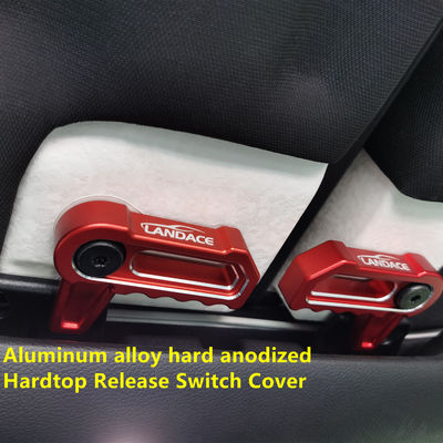Accessori esterni del veicolo 4x4 rosso Maniglia di interruttore di rimozione del tetto rigido per Jeep Wrangler JK JL 2007