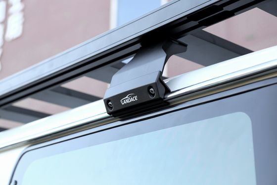 Supporto per il taglio piatto con rivestimento di potenza Piattaforma di portabagagli di portatile di supporto per biciclette per Toyota LC 76