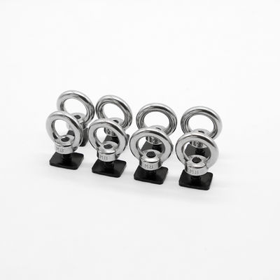 Accessori universali per scaffalature per tetto Anello di sollevamento girevole Occhio bullone angolo supporto Lega di alluminio