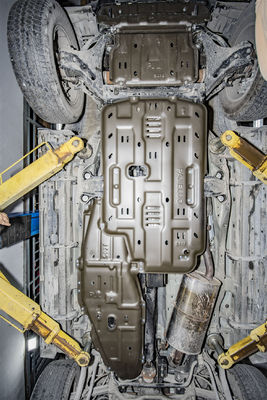 Piastre di protezione motore di protezione sotto carrozzeria grigio alto per Mitsubishi Pajero V93 V97