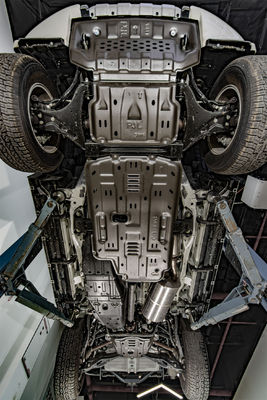 Piastre di protezione motore di protezione sotto carrozzeria grigio alto per Mitsubishi Pajero V93 V97