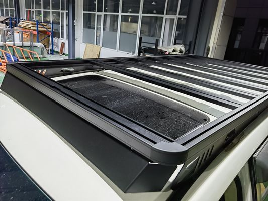 Modello di auto TOYOTA LC200 Rack di tetto per auto solare in alluminio 4X4 con montaggio a spina dorsale