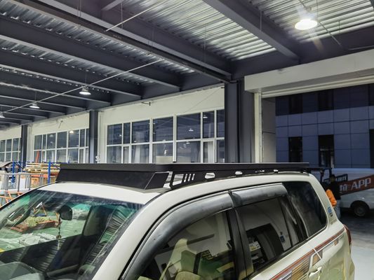 Modello di auto TOYOTA LC200 Rack di tetto per auto solare in alluminio 4X4 con montaggio a spina dorsale