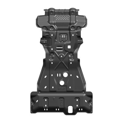 Fortuner Off-road Motor Shield Gearbox Guard Skid Plate Protezione sotto il corpo in alluminio