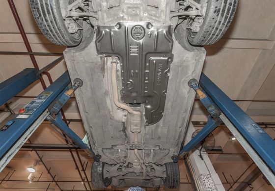 Polvere di rivestimento BMW Trasmissione Skid Plate Protezione per la protezione sotto il corpo Alto-