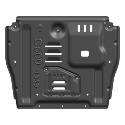 Mercedes G500 Accessori OEM Aluminio Legata Scaldo Undercar per la protezione sotto il corpo