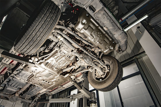 Jeep Wrangler Hybrid Electric Car 3D Protezione sotto il corpo Protezione della batteria Silver Shield