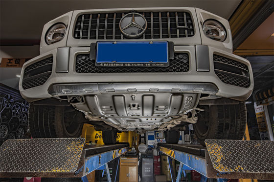 Placca protettiva motore in lega di alluminio con rivestimento in polvere per la protezione sotto il corpo della Mercedes-Benz G500
