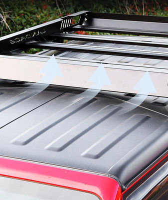 Customisato 1455*1425*113mm Aluminum Roof Car Rack Basket per Wrangler Jeep Off Road