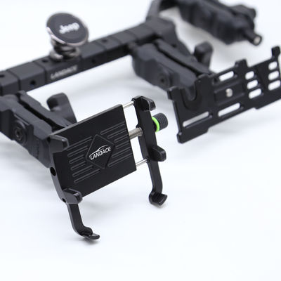 Processo CNC meccanizzato in lega di alluminio Console centrale bracket Gopro per Jeep Wrangler