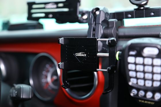 Processo CNC meccanizzato in lega di alluminio Console centrale bracket Gopro per Jeep Wrangler
