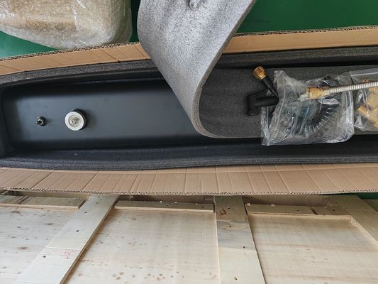 Montaggio Made Easy Road doccia 7 galloni serbatoio dell'acqua per il tetto dell'auto Top o porta letti del camion