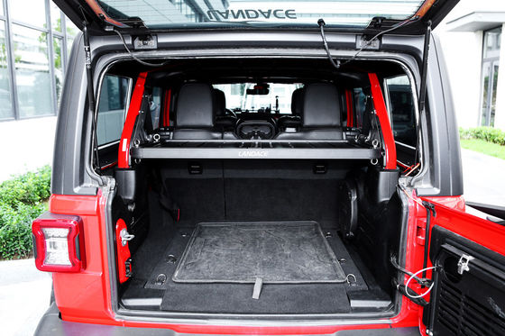 Jeep Cargo scaffale di stoccaggio interno Estrusione di alluminio nero utilizzato per i prodotti di stoccaggio