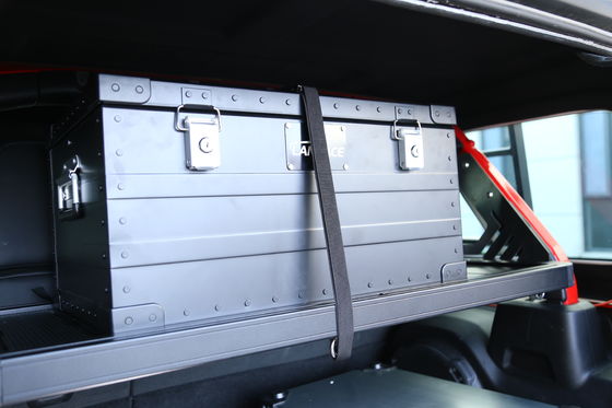 Portatore di bagagli off-road per Jeep Wrangler Cesto di carico in lega di alluminio nero