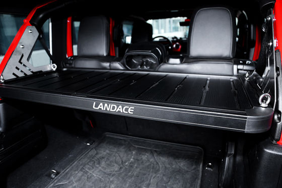 Portatore di bagagli off-road per Jeep Wrangler Cesto di carico in lega di alluminio nero