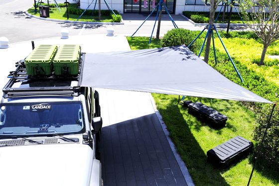 G.W 2 kg Tenda laterale per auto per campeggio all'aperto leggero e viaggi su scaffale del tetto dell'auto