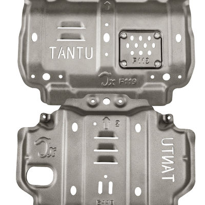 18 Toyota Tundra Silver Motor Protector Skid Plate con foro e installazione originale