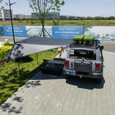 Grandi area universale impermeabile auto protezione solare baldacchino per RV SUV Roof Racks Campeggio all'aperto