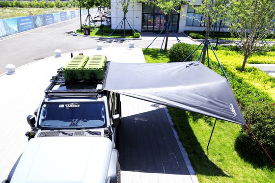 Tenda di tenda laterale a quattro ruote a motore di tessuto di Oxford impermeabile per campeggio all'aperto e tenda