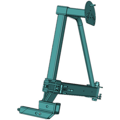 Carriera di ruote di ricambio nere off-road progettata e fabbricata da Custom Metal Fabrication