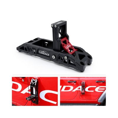 Pedale pieghevole per auto per Jeep Wrangler JL JK facile accesso al tetto processo di incisione CNC
